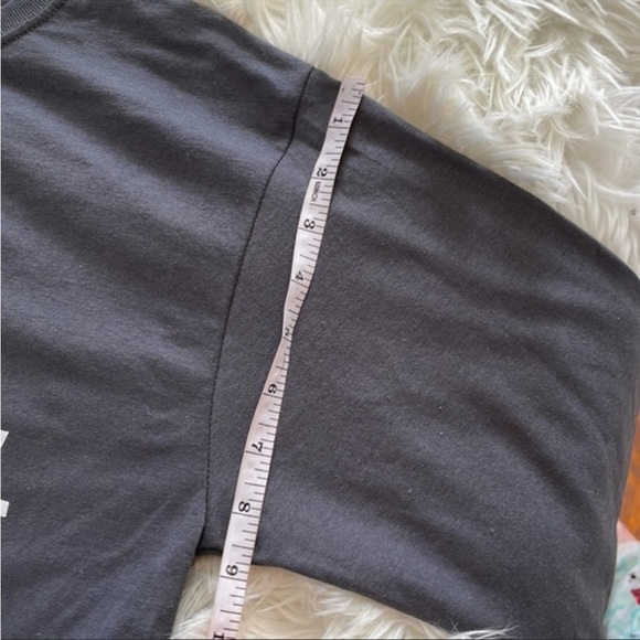 long sleeve grey “ this is the part where I save the day” blood donation t shirt - Picture 14 of 16